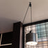 Tsnamay 2Sets Set Black Wall Ceiling Mount Rustic Pulleys for Hanging Lamp,Pulley Wheels for Plug In Pendant Light