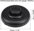 uxcell Inline Foot Pedal Push Button Switch, Round Lamp Lights Foot Control ON/Off Latching Footswitch