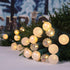 70 G15 Christmas Lights Warm White LED Glass Blubs Globe String Light Plug in ETL Certified Outdoor Indoor String Light