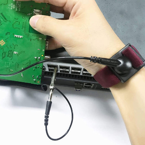 Adjustable ESD Wristbands, 4 Pack for Working on Sensitive Electronic Devices