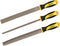 3-Piece Wood Rasp File Set, 8" Includes Flat/Half-Round/Round for Woodworking & Sharpening Wood