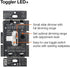 Dimmer Dimmable Bulbs, 150 3-Way, TGCL-153PH-AL, Lutron Toggler LED+ Switch for LED, Halogen and Incandescent Watt