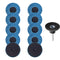 Saipor Saiper 10pcs 2 Inch 80 Grit Roll Lock Flap Sanding Disc Quick