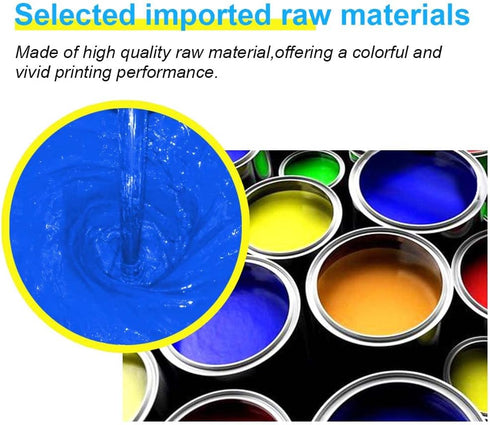Printer Ink Dye Refill Kit for HP 61 60 62 63 950 902 564 920 901 940, 2 Black, 1 Cyan, 1 Magenta, 1 Yellow, 100ML x5