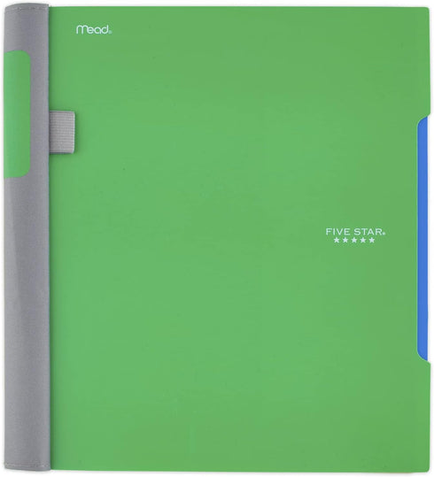 Five Star Advance Spiral Notebook, 1 Subject, College Ruled Paper, 100 Sheets, 11 x 8-1/2 inches, Green