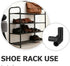 20pcs 11mm Closet VOSAREA Shoe Rack Connectors: Modular Tube Joints - Diy Storage Rack Connectors for Wardrobe