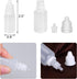 12pcs Eye Dropper Bottles, 10ml Plastic Squeezable Dropper Bottles, Eye Liquid Empty Bottles with Caps