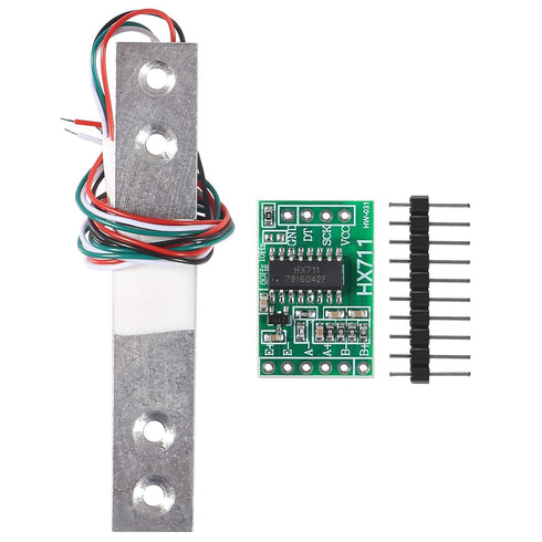 AEDIKO HX711 (20KG) Load Cell Weight Sensor + Amplifier Module for Weight Scales, Kitchen Scale, Industrial Process