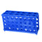 YOKIVE 4 Ways Polypropylene Test Tube Rack Holder for 0.5ml, 1.5ml, 1.8ml, 10ml, 15ml, 50ml Lab Test Tubes (Blue,