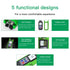 Komshine KPV-53 Optical Fiber Power Meter OPM, 7 Wavelengths 850~1700nm, Fiber Loss Tester