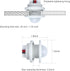 Yogcow 12V/24V Lights,Cabinets,Closets,Wardrobes,Pantry,Under-Bed DC Motion Sensor Light Switch,PIR Smart Infrared