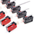 Micro Limit Switch Assortment Kit, Swpeet 24Pcs Long Hinge Roller Momentary Cherry Push Button SPDT Snap Action Perfect