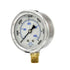 PIC Gauges PRO-201L-254S 0-6000 PSI Pressure Gauge, 2.5" Dial, Bottom Mount, Dual Scale, Glycerin Filled