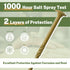 LIONMAX Lag Screws 5 Inch, Structural Wood Screw #14 x 5", 100-PCS Heavy Duty Construction Screw