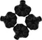 KALLORY 4pcs Folding Chair Leg Protectors Non-Slip Furniture Leg Caps Floor Protectors