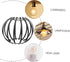 Zerodeko European and American Iron Simple Chandelier, Vintage Industrial Metal Wire Cage Lamp Shade