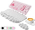 Ergonomic Wrist Rest for Keyboard and Mouse, Soft Memory Foam Cloud Keyboard