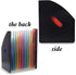 Lemical Desktop Expanding File Holder, 13 Rainbow Pockets, A4 File Organizer for Home, Office, School