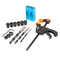 15Pcs Pocket Hole Jig - 15 Degree Dowel Drill Joinery Kit Hole Screw Jig with 6/8/10mm Drive Adapter for Woodworking