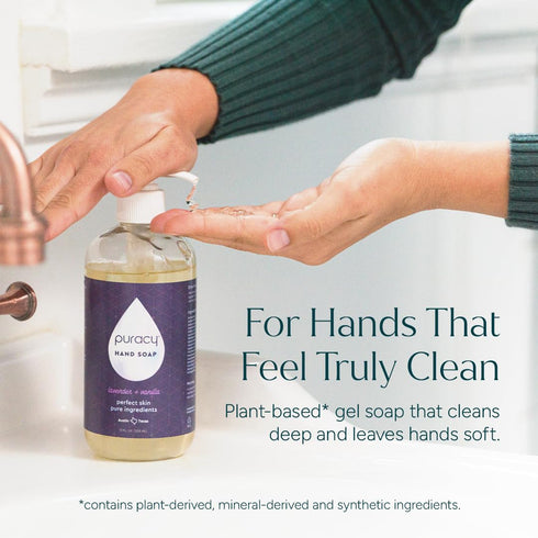 48 Puracy Organic Hand Soap, Professional Hand Washers We've All Become, Moisturizing Natural Gel Hand Wash Soap