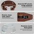 5Sets Parts Drawer Track Slide Kit,Track Drawer Guides Furniture Parts for Dressers,Hutches and Nightstand Drawer