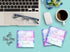 Butler in the Home Sticky Notes 12 Pack, 3"x3", 50 Sheets/Pad, Proverbs 3:15, Cute Funny Memo Pads Stationery