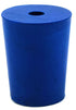 EISCO 10PK Neoprene Stoppers, 1 Hole - ASTM - Size: #2-16mm Bottom, 20mm Top, 25mm Length - Suitable for use with Petroleum, Oils & Most Inorganic Acids and Bases