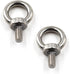 M4 Ring Shape Lifting Threaded Eye Bolt, 304 Stainless Steel for Eye Nut Fastener, 20 Pack