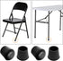 Piutouyar 16mm 5/8 Inches Black(20Pcs) Round PVC Rubber Furniture Covers, / Table Chair Leg Tip Protectors, Non-Slip