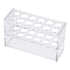 YOKIVE Tube Rack Holder, Acrylic for 25ml Lab Test Tubes, Clear, 2x6-Sockets
