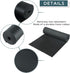 NATGAI Sponge Neoprene Without Adhesive Foam Rubber Sheet, Cut to Multiple Dimensions, 1/4" Thick x 17" Wide x 80" Long