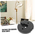 2pcs MERRYHAPY Heavy-duty Iron Lamp Base Weight Blocks Compact Round Chassis for Desk and Floor Lamps Decorative
