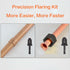 Swedge Tool HVAC Swaging Set - 12Pcs Copper Pipe Expander & Flaring Tool Bit Set for Precision Hand Tools