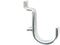 50-Pack Jumbo J 1/8" Thick All Metal Garage Hanger for 1/8 to 1/4 Inch Pegboard