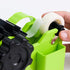 Green Packaging Tape Dispenser with Compartment Slot, 1"& 3" Dual-roll cores, Semi-Automatic for Office