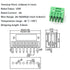 5Set 4-Pin 125V 4A 2.54mm PCB Mount Screw Terminal Block Connector for 26-18AWG Cable