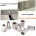 Keadic 50Pcs M6 Metric Rivet Nut, Stainless Steel Flat Head Threaded Insert for Automotive, Furniture, Decoration