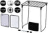 Locker Kit: 12 Inch Shelf and Magnetic Locker Accessories, 13 Piece Bundle with Mirror and Whiteboard
