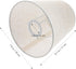 1Pc Fabric Light, Desktop Round lamp Small Drum Lamp Shades, Lamp Shade Bedside Lamp Shade for Table Lamps Floor Lamps