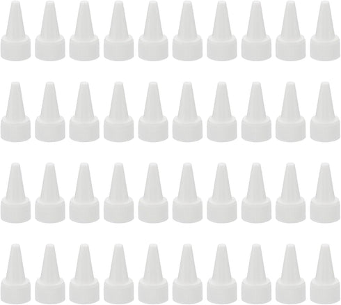 PATIKIL Twist Bottle Caps, 40Pcs 20/410 Squeeze Bottle Cap Replacement for Glue and Paint Dispensing Bottles