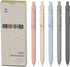 VICO 5PCS Gel Pens, Fine Point 0.5mm, Quick Dry Black Ink, Smooth Writing Pens for Journaling, Note Taking, Office