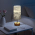 YETTASBIN 3 Dimmable Vintage Farm Bedroom Bedside Table Lamp, Way Touch LED Nightstand Desk Lamp with USB C Charging