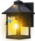 BESMYJ Solar Porch Lights Outdoor, Solar Wall Lanterns with 3 Modes Motion Sensor