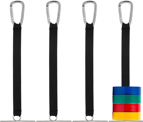 3 Pieces Tape Thong for Tool Belts, Electrical Tape Holder Strap, Black Polyester Electrical Contractor Tool Belt