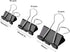 TecUnite 150 Pcs Binder Clips Assorted Sizes Paper Clamps Clips Large Medium Small Clips Office Supplies by TecUnite