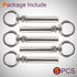 M8* 100 mm Expansion Screw with Eye Ring Anchor, 304 Stainless Steel 5 Pack (Ring Lifting Expansion Eyebolt)