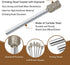 Stone Carving Set Polishing Diamond Burrs, Rotary Tools Accessories Grinding Burrs with 1/8 inch Shank For Carving, Engraving, Grinding, Polishing Stone, Glass, Jewelry, Ceramics, Rock
