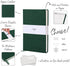 Graph Paper Notebook, Premium Square Grid Math & Science Journal, 5.8" x 8.3" Hardcover, Gift Box Included