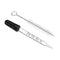 PATIKIL Eye Dropper Kit, 1 Set 1ml Glass Straight Tip Graduated Ear Dropper with Rubber Bulb, Clear