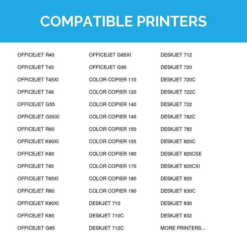 LD Remanufactured Ink Cartridge Replacement for HP 78 Color C6578D for Deskjet 1220 3820 920 930 9300 970